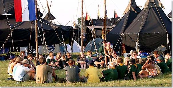 Gruppenfoto auf dem Vineta-Bundeslager 2005